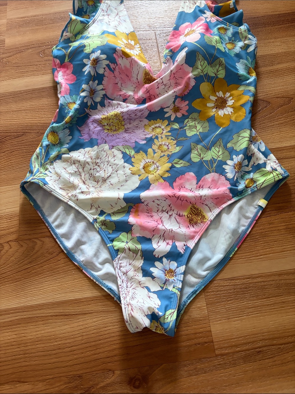 Summersalt The Ruffle Backflip One Piece Swimsuit Country Club Floral - Picture 5 of 10